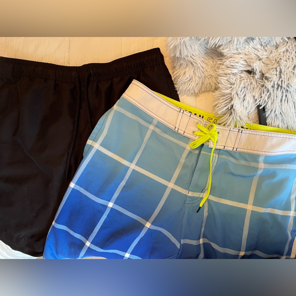 2 for 1 Bundle! Mens/ boys bathing suit swim trunks!